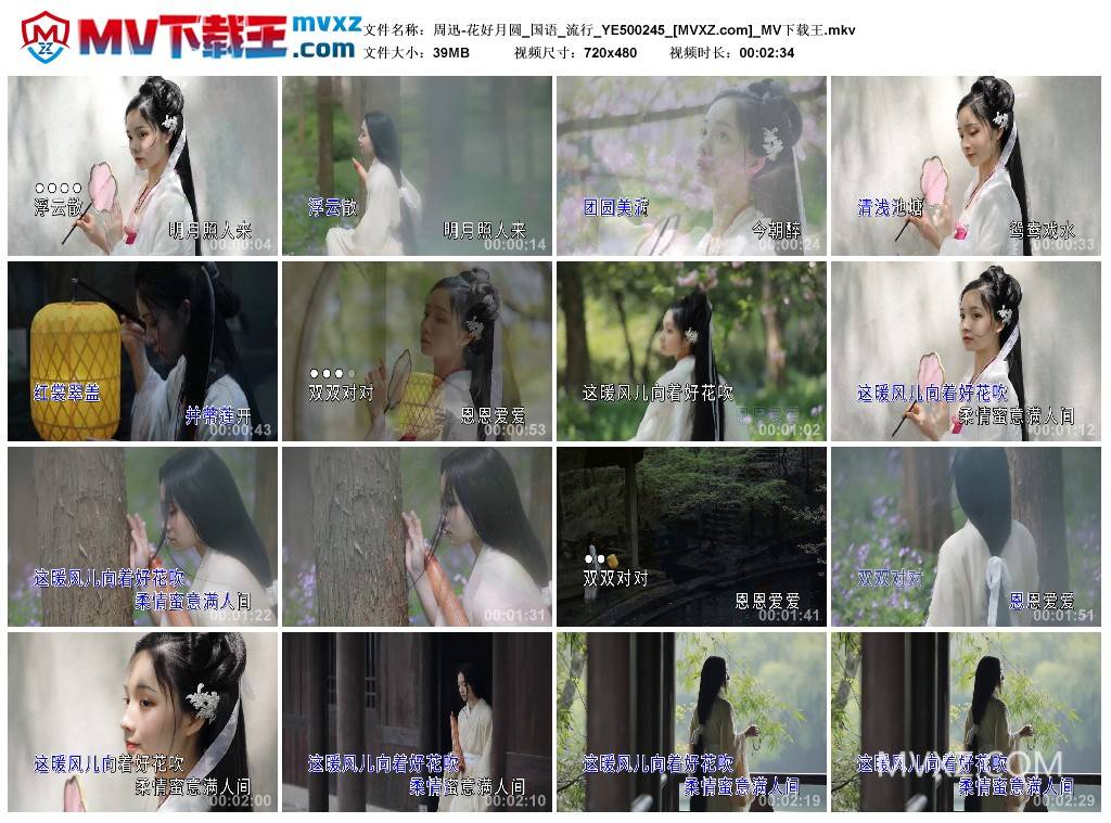 周迅-花好月圆_国语_流行_YE500245